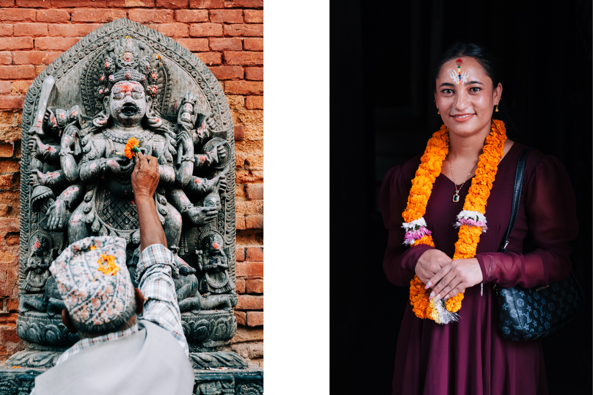 nepali people during tihar festival